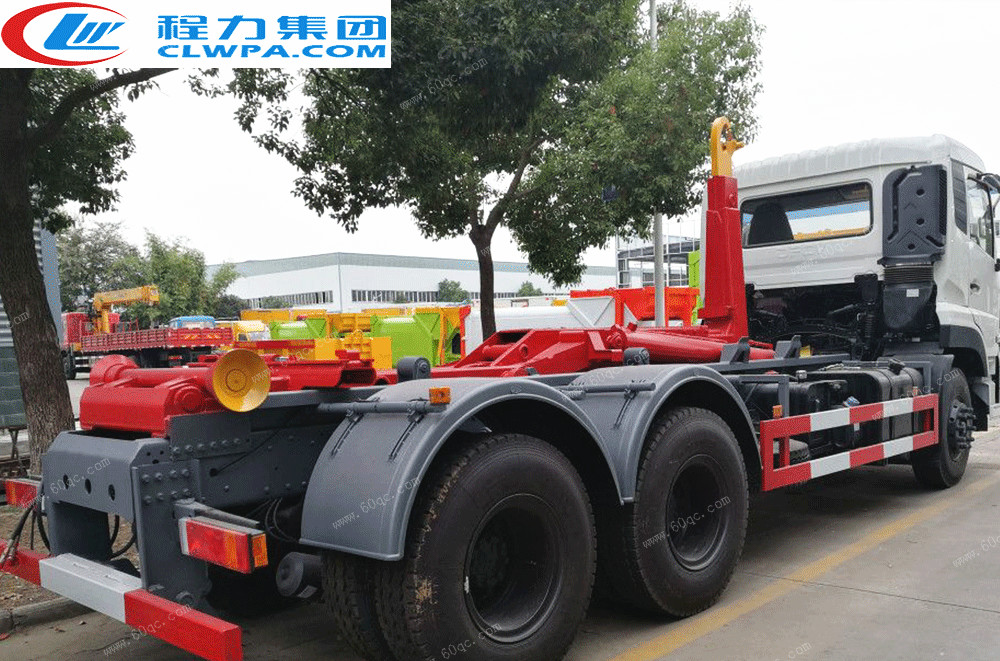 國五東風(fēng)天龍后雙橋車廂可卸式垃圾車 國五東風(fēng)天龍后雙橋車廂可卸式垃圾車